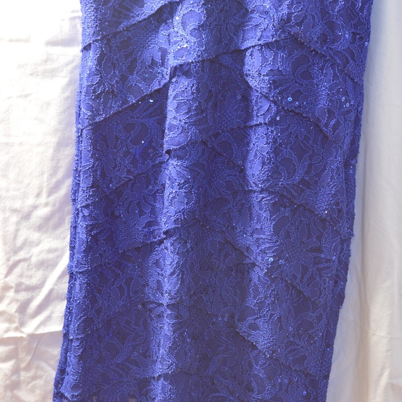 Stretch lace Dress with Sequins SZ 14P - Picture 6 of 7